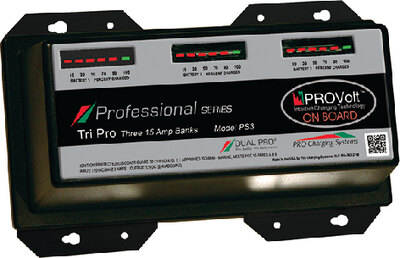 SPORTSMAN & PROFESSIONAL SERIES AUTOPROFILE BATTERY CHARGER (DUAL PRO) 5"H x 8.25"W x 6.38"L 1 15 15